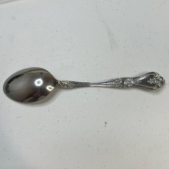 Precious Rose Stanley Roberts Rogers Co Stainless Tablespoon 1970s Korea - Picture 2 of 9